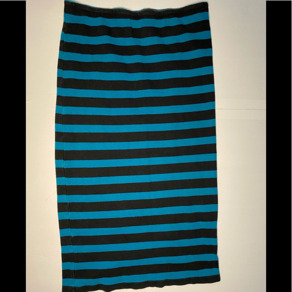 Striped Pencil Skirt